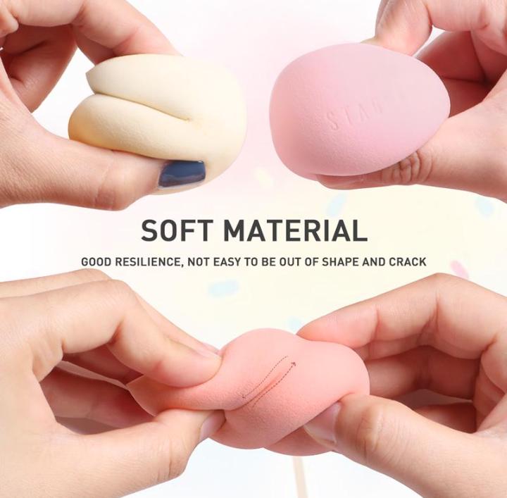 Acrylic Beauty Blenders Multicolor Reusable Smooth