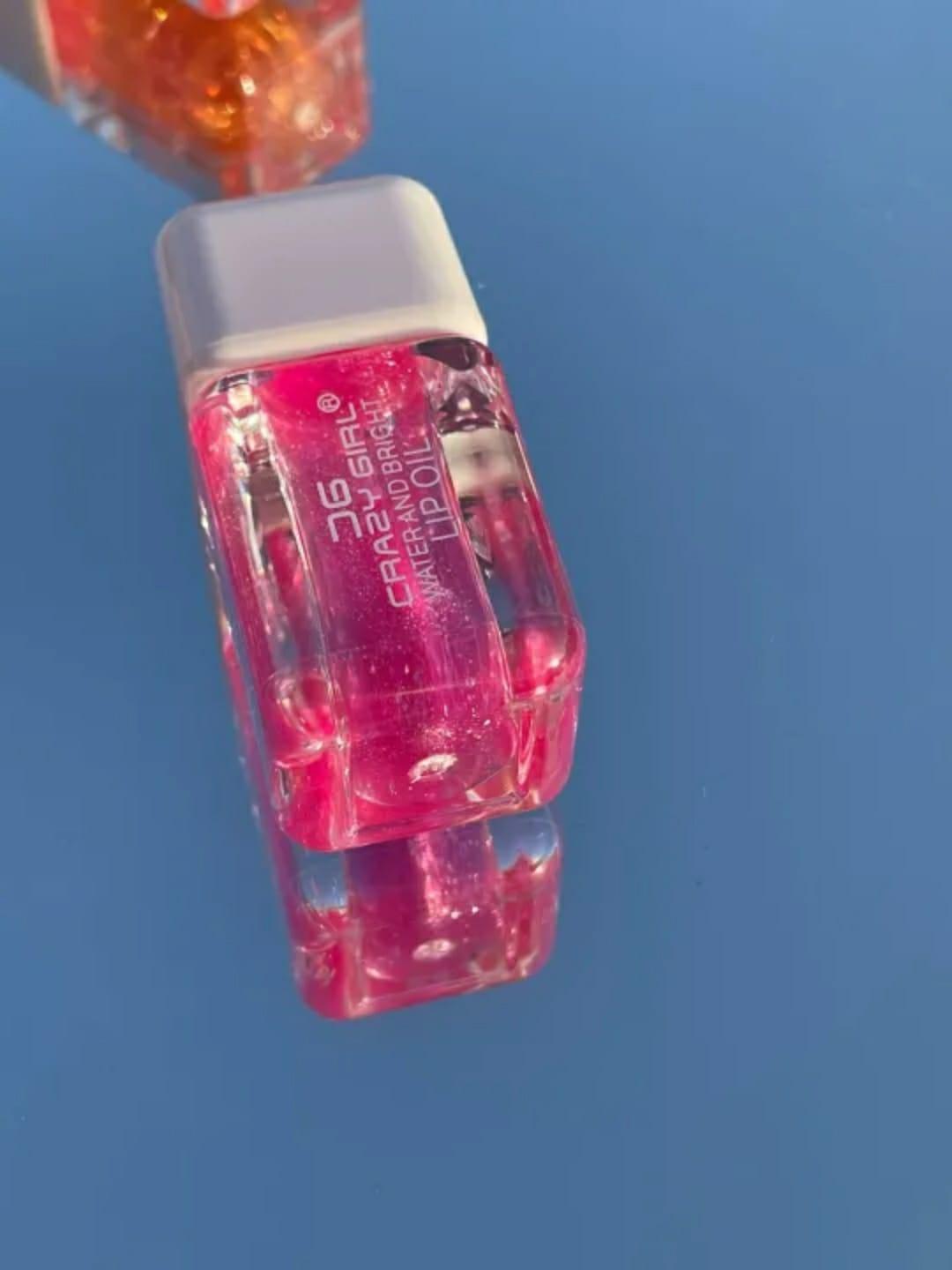Hydrating Lip Oil Glossy Finish Cherry Peach Shades