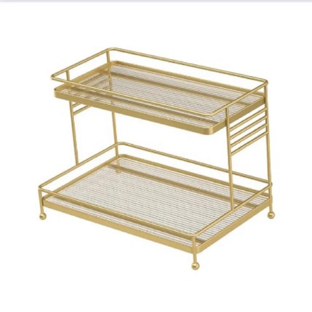 Metal Makeup Storage Rack Compact Durable Pakistan