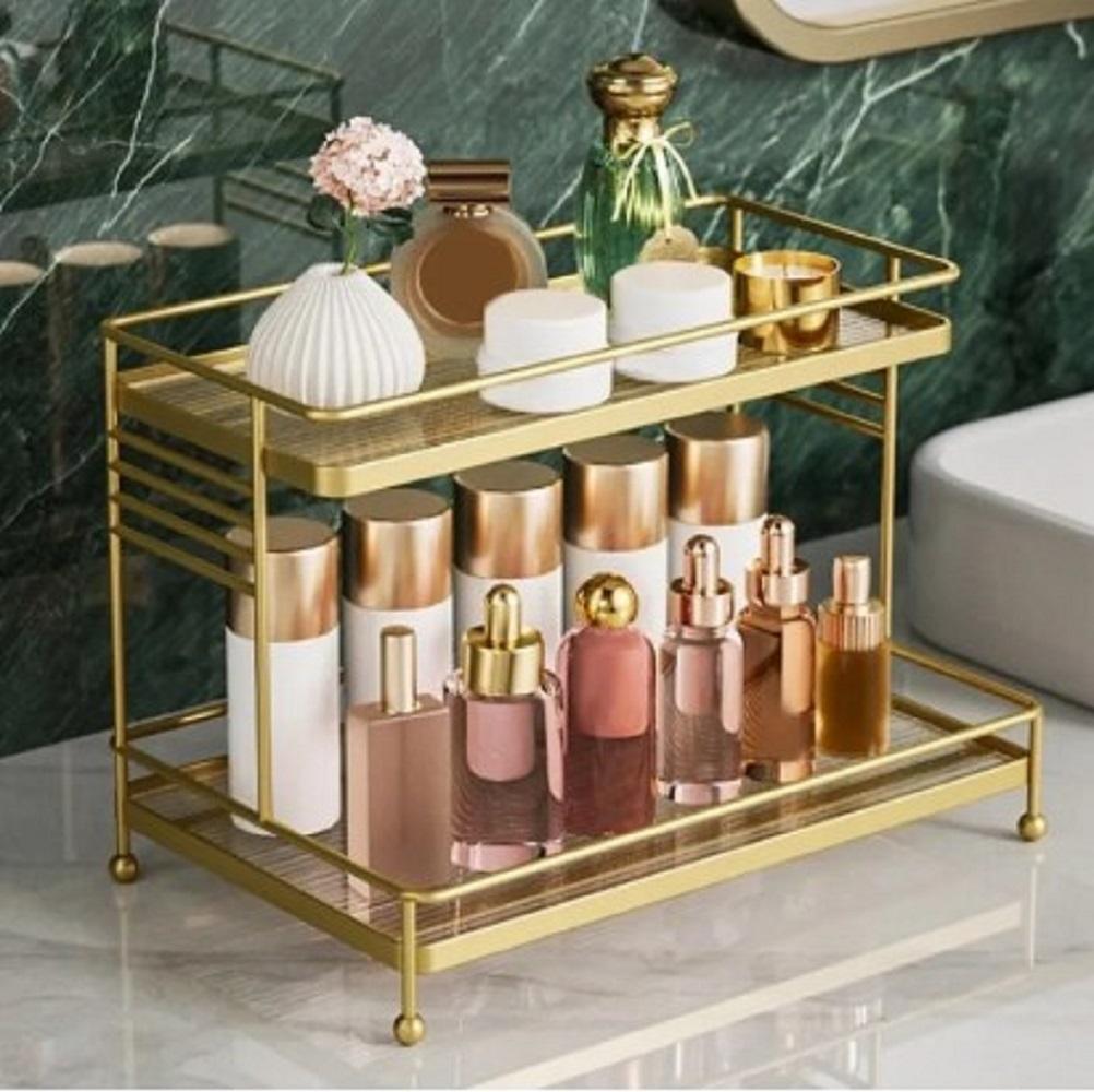 Metal Makeup Storage Rack Compact Durable Pakistan