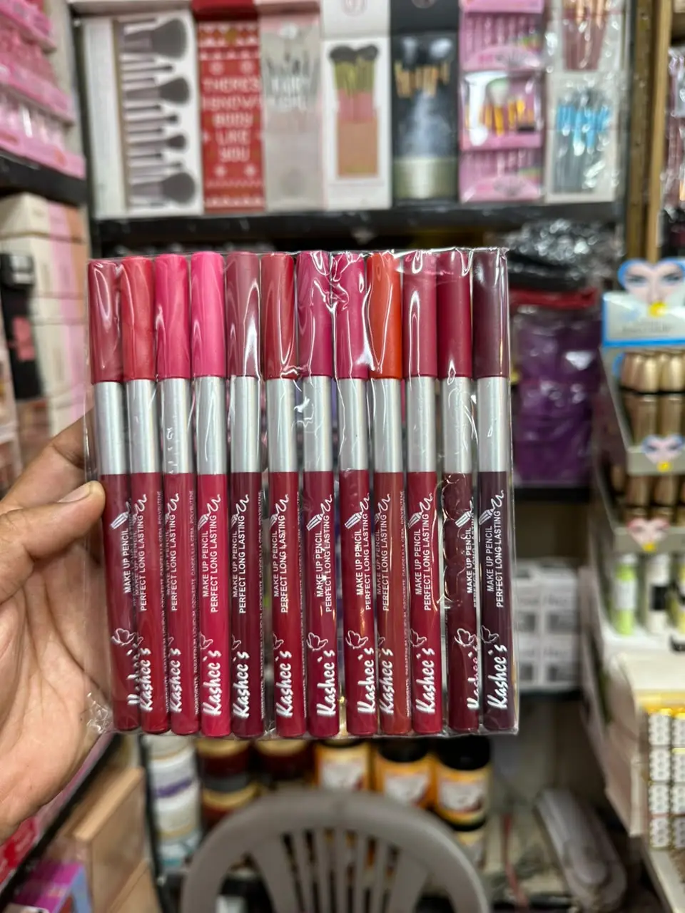 Kashees Creamy Texture High Pigmented Lip Pencils,6 Pcs