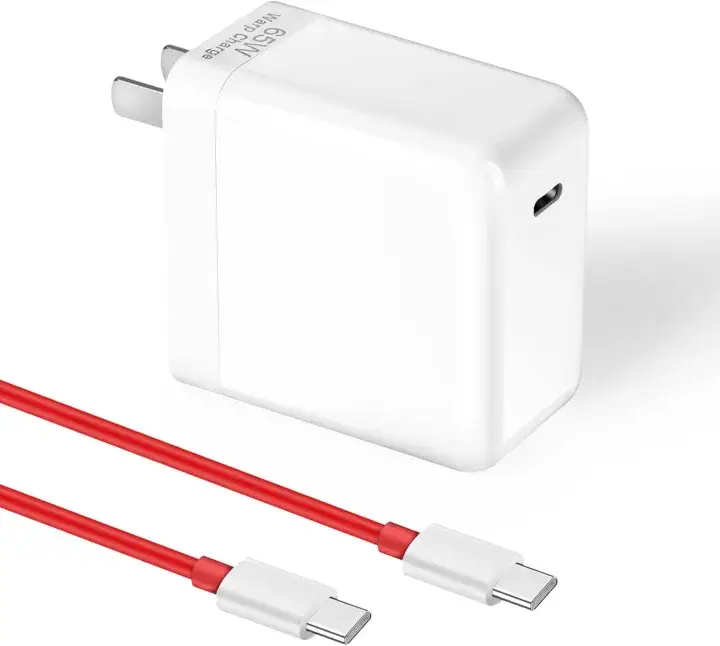 Chase House 65W Warp Charger for Onepuls 10 Pro/9 Pro/9/8T/Nord 2,Super Fast Warp Charger for Oneplus N20/N10/9R/9RT/N100 with USB Dual Type-C Data Charging Cab